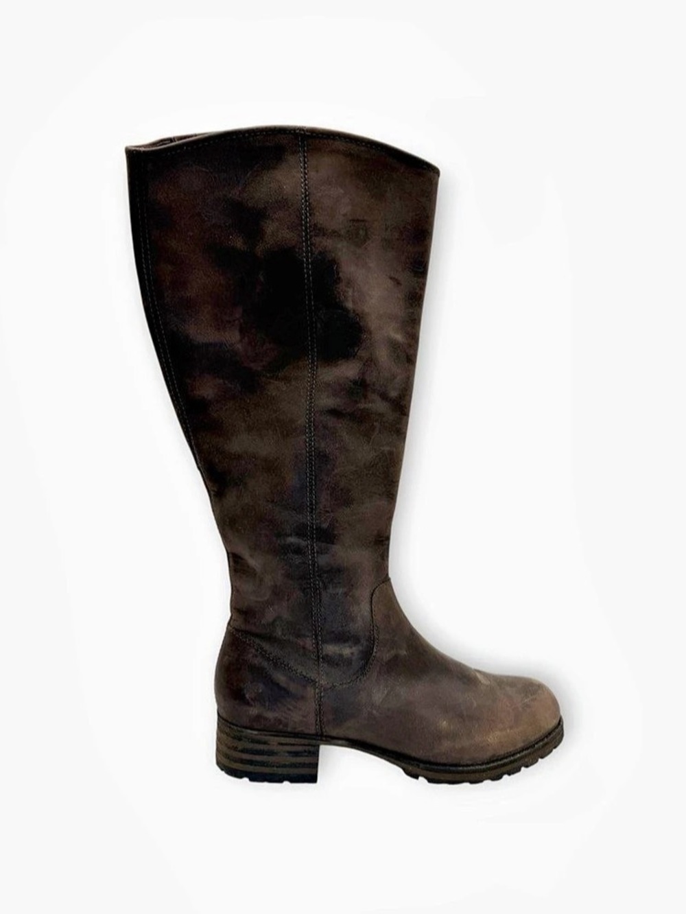 Clark’s Tall Leather Boots US 7 Side Zip Knee High Good Condition